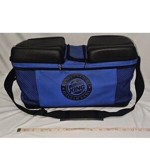 Burger King Kings Court Hall of Fame‎ Koozie Insulated Cooler Bag Blue Black